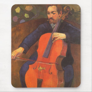 Spieler Schneklud Porträt von Paul Gauguin Mousepad