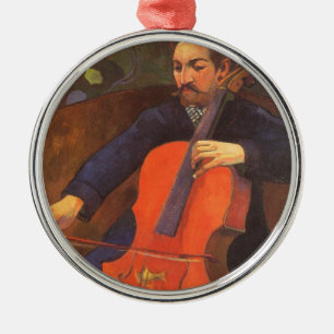 Spieler Schneklud Porträt von Paul Gauguin Ornament Aus Metall