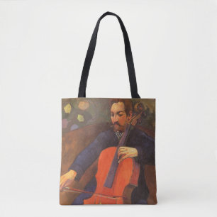 Spieler Schneklud Porträt von Paul Gauguin Tasche