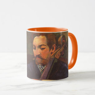 Spieler Schneklud Porträt von Paul Gauguin Tasse