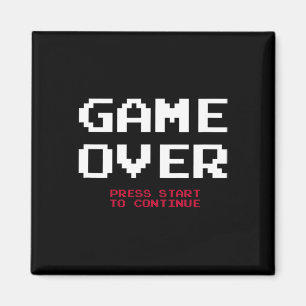 Spieler Spiel vorbei Magnet