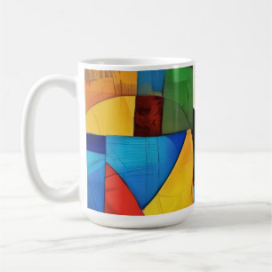Spielerei Farbblöcke Kaffeetasse