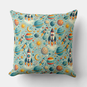 🚀🌌 Spielerei Weltraum-Abenteuer-Dekor Geschenk ✨ Kissen