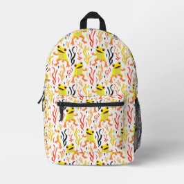 Spielerfrösche Bedruckter Rucksack