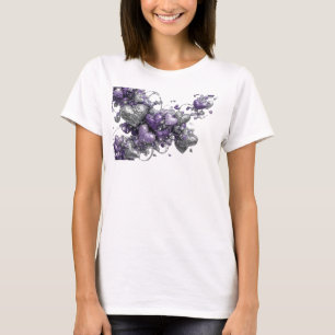 Spielerisch Lila ABSTRACTE KUNST Maßgeschneidertes T-Shirt