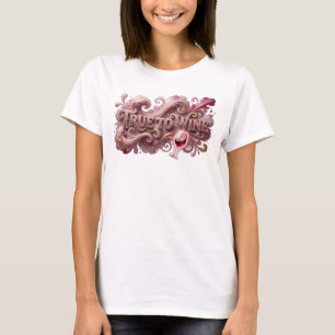 Spielerisch Pink TRUE TO WINE T-Shirt