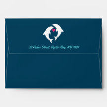 Spielerische Delphin-Hochzeit