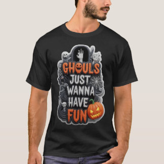 Spielerische Halloween-Grundillustration einer Hex T-Shirt