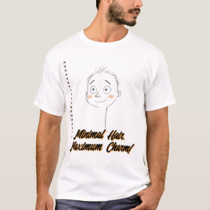 Spielerische Skizze eines lächelnden Gesichts T-Shirt
