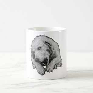 Spielerische Stimmungen für langsame Morgen Kaffeetasse