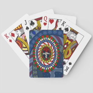 Spielerische Weihnachts-Klassik-Spielkarten Spielkarten