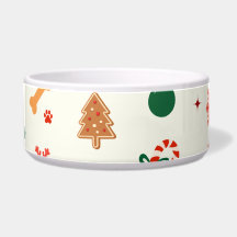 Spielerische Weihnachtskatzenschale - Feierliche K