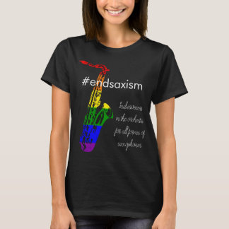 Spielerischer ProSaxophonentwurf Saxophonstolz T-Shirt