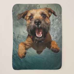 Spielerisches Design für Hunde unter Wasser Sherpadecke