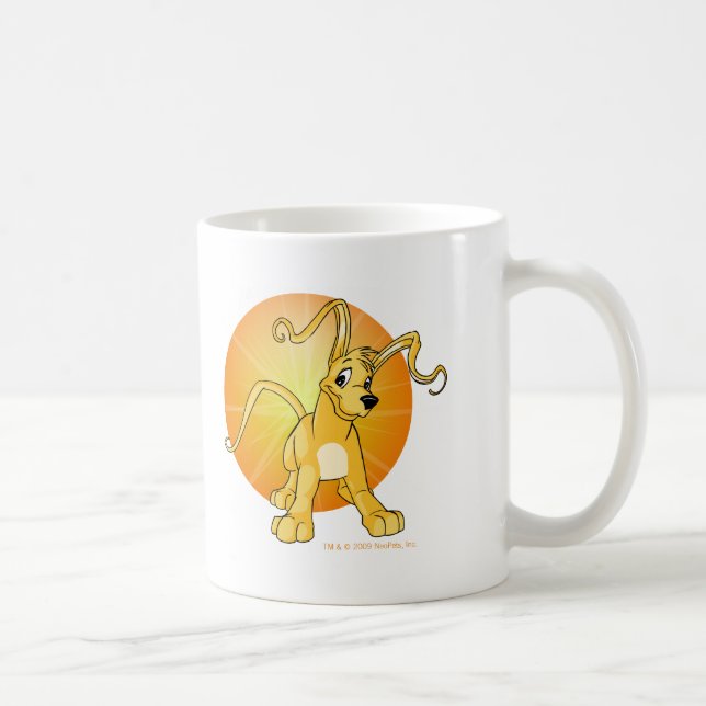 Spielerisches gelbes Gelert Kaffeetasse (Rechts)
