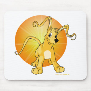 Spielerisches gelbes Gelert Mousepad