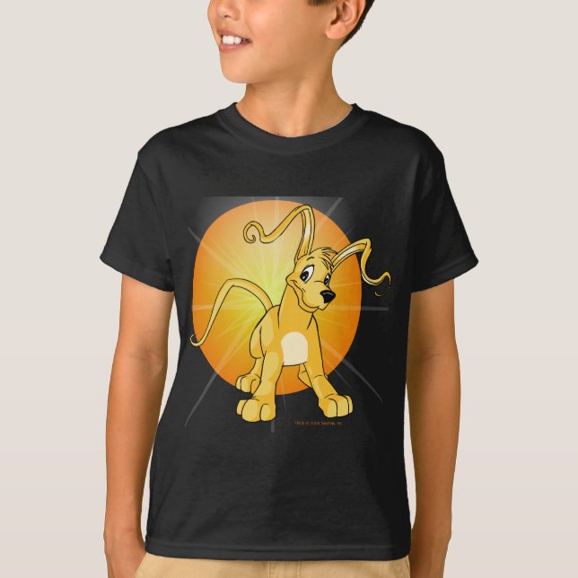 Spielerisches gelbes Gelert T-Shirt (Vorderseite)