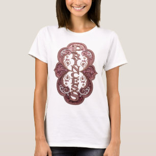 Spielerisches Gold PRINCESS Statement-Design T-Shirt