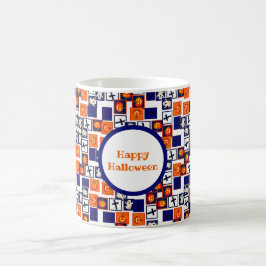spielerisches Halloween-Muster Kaffeetasse