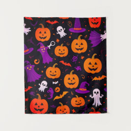 spielerisches Halloween Wandteppich