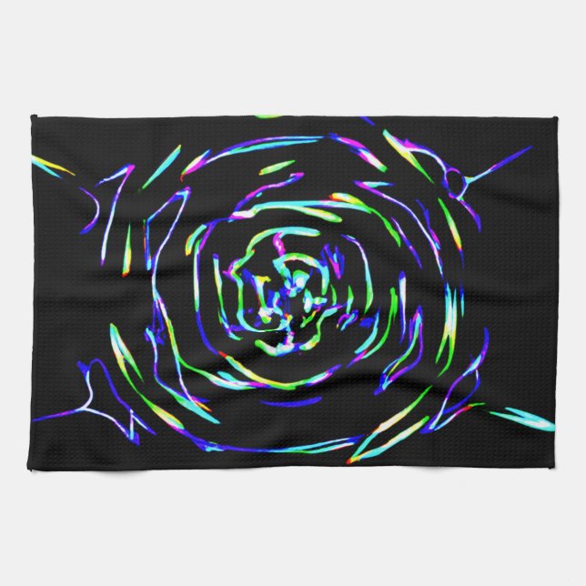 Spielerisches Muster Geschirrtuch (Horizontal)