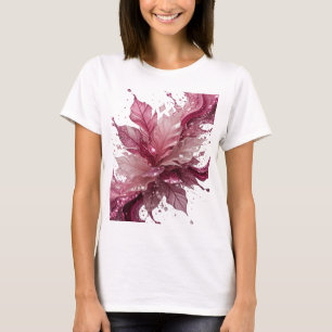 Spielerisches Silber ABSTRACT ART Design T-Shirt