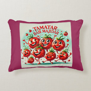 Spielerisches Tomatenkissen - fröhlich und lebhaft Dekokissen