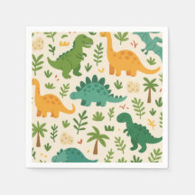 Spielerisches urzeitliches Dinosaurier-Muster Kind