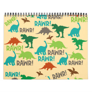 Spielerisches Weihnachtsgeschenk, Dinosaur Thema K Kalender