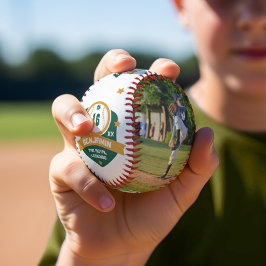 Spielername und Nummer Zwei Foto Sporty Baseball