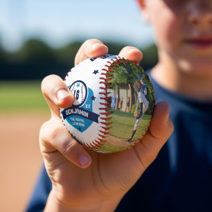 Spielername und Nummer Zwei Foto Sporty Baseball