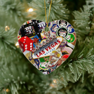 Spielerparadies - Las Vegas Ikonen Keramik Ornament