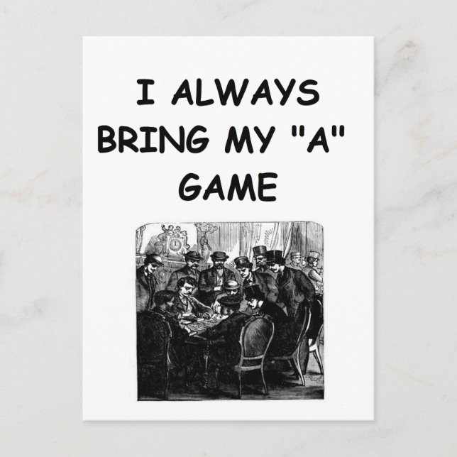 Spielerwitz Postkarte (Vorderseite)