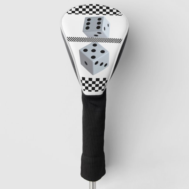 Spielerwürfel Golf Headcover (Vorderseite)