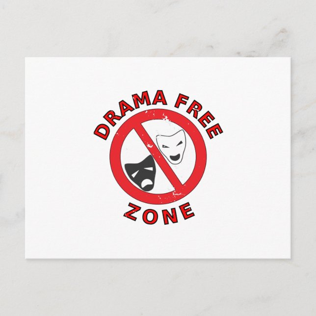 Spielfreie Zone Postkarte (Vorderseite)