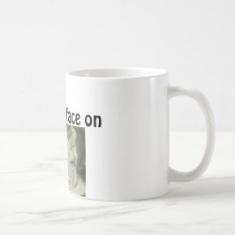 Spielgesicht auf Zitat-Kaffee-Tasse Kaffeetasse