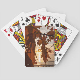 Spielkarte Ahornblätter