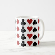 Spielkarte-Anzugs-Kaffee-Tasse
