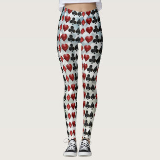 Spielkarte-Anzugs-Leggings Leggings