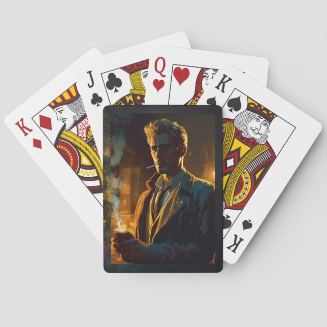 Spielkarte für Männer (Rückseite)