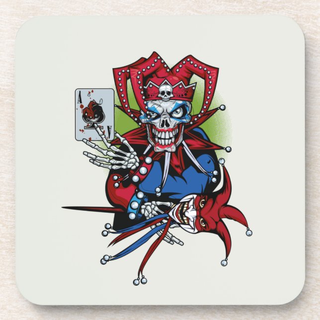 Spielkarte, Joker Getränkeuntersetzer (Vorderseite)