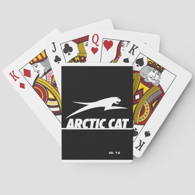 Spielkarte Kunstkatze (Rückseite)