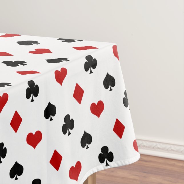 Spielkarte-Thema des Poker-Thema-| Tischdecke (Beispiel)