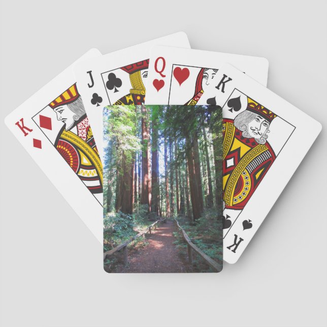 Spielkarten - California Redwood Trail (Rückseite)