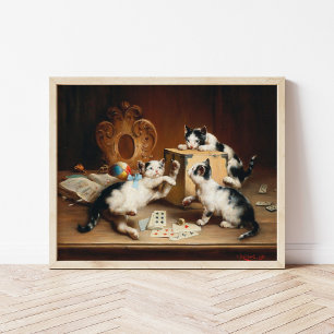 Spielkarten   Carl Reichert Poster