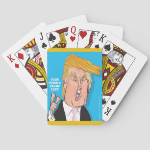 Spielkarten Cartoon Donald Trump Donald
