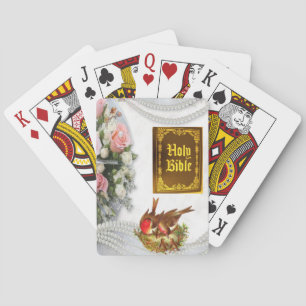 Spielkarten-Deck Florale Heilige Bibel Spielkarten
