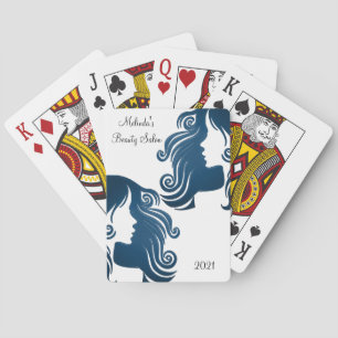 Spielkarten Deck Friseursalon Haar