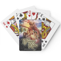 Spielkarten, der Affe-König "Verwüstung in den
