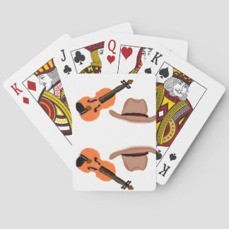 Spielkarten der Countrymusik